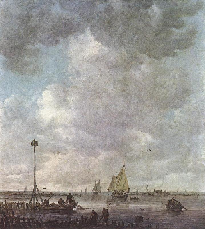 Marine Landscape with fishermen, Jan van Goyen